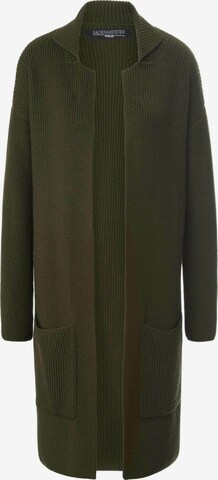 Fadenmeister Berlin Knitted Coat in Green: front