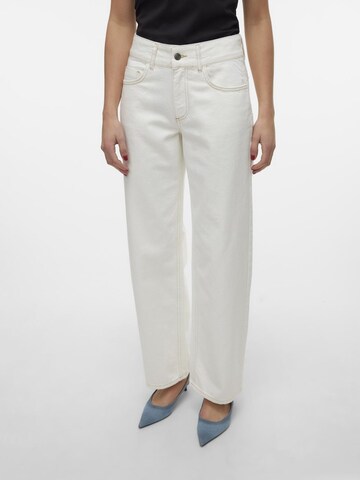 Wide Leg Jean 'Rancy' SOMETHINGNEW en blanc