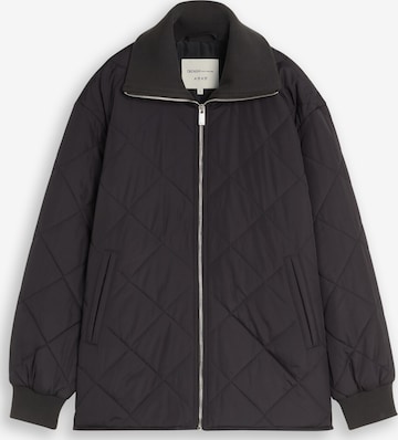 TOM TAILOR DENIM Winterjacke in Schwarz: Vorderseite