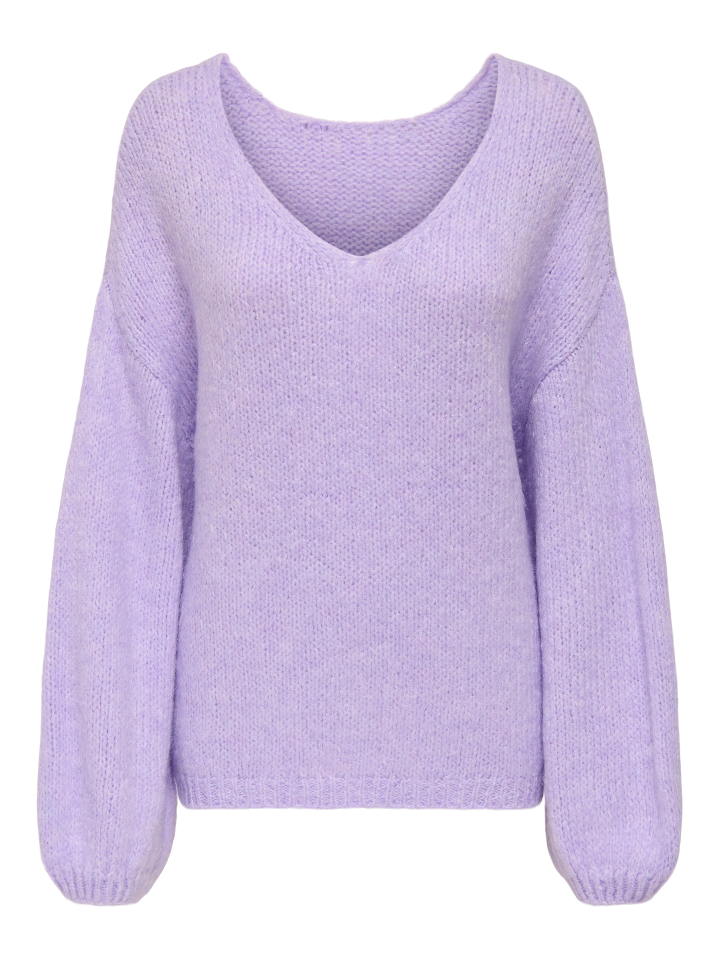 JDY Sweater 'JDYDINEA' in Purple: front