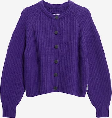 Cardigan ARMEDANGELS en violet : devant
