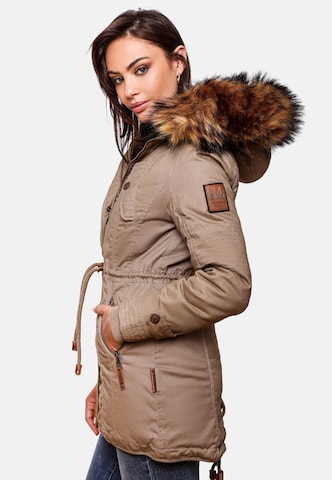 MARIKOO Winter parka 'La Viva' in Beige