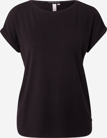 QS T-Shirt in Schwarz: Vorderseite