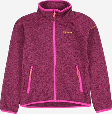 ICEPEAK Athletic fleece jacket 'KIEF' in Pink: front