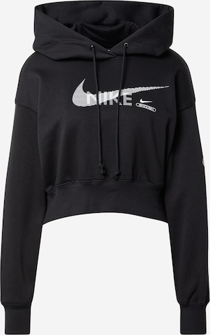 Nike Sportswear Суичър в черно: отпред