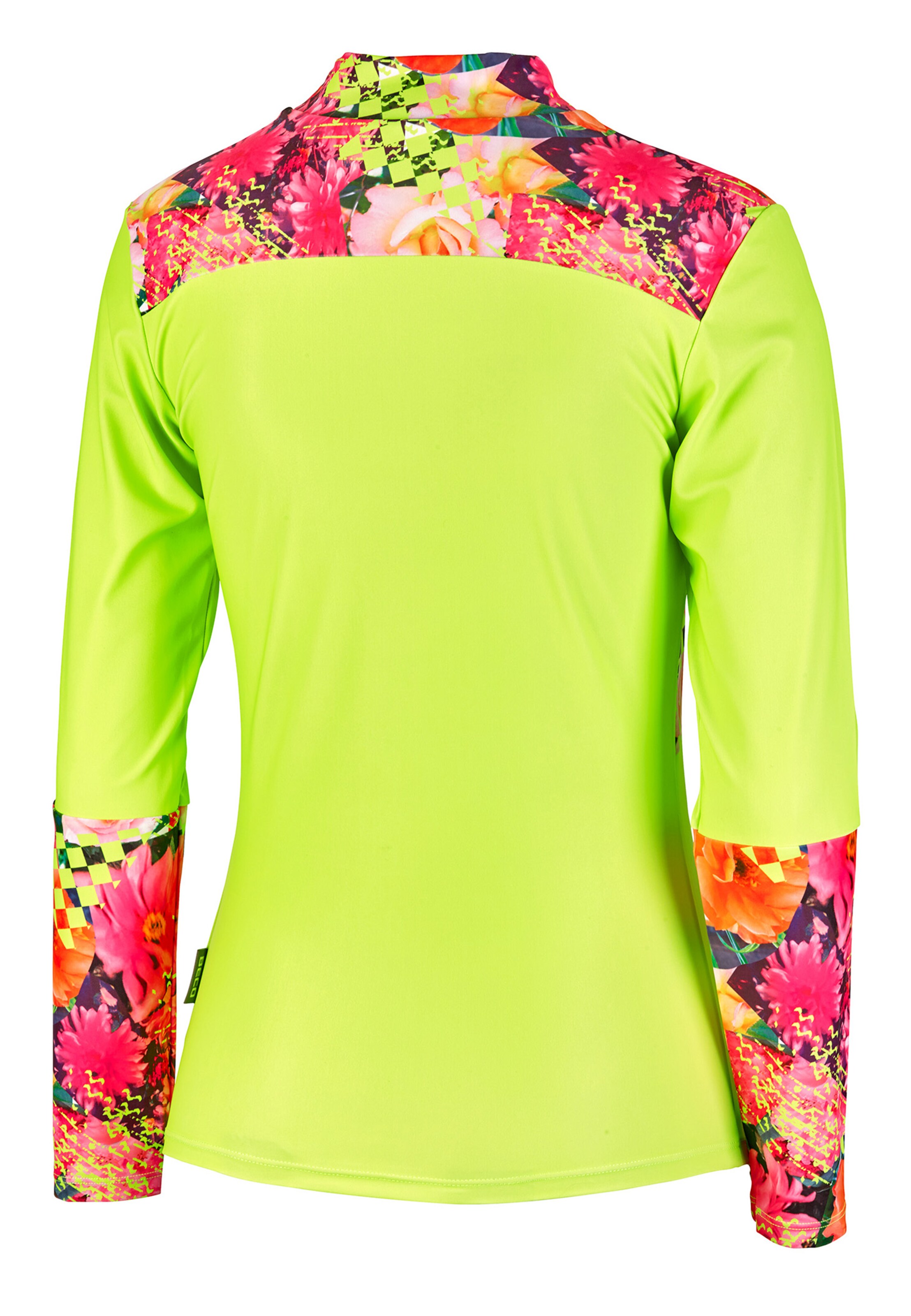 BECO the world of aquasports Schwimm-Shirt 'Fresh Flowers' in Grün