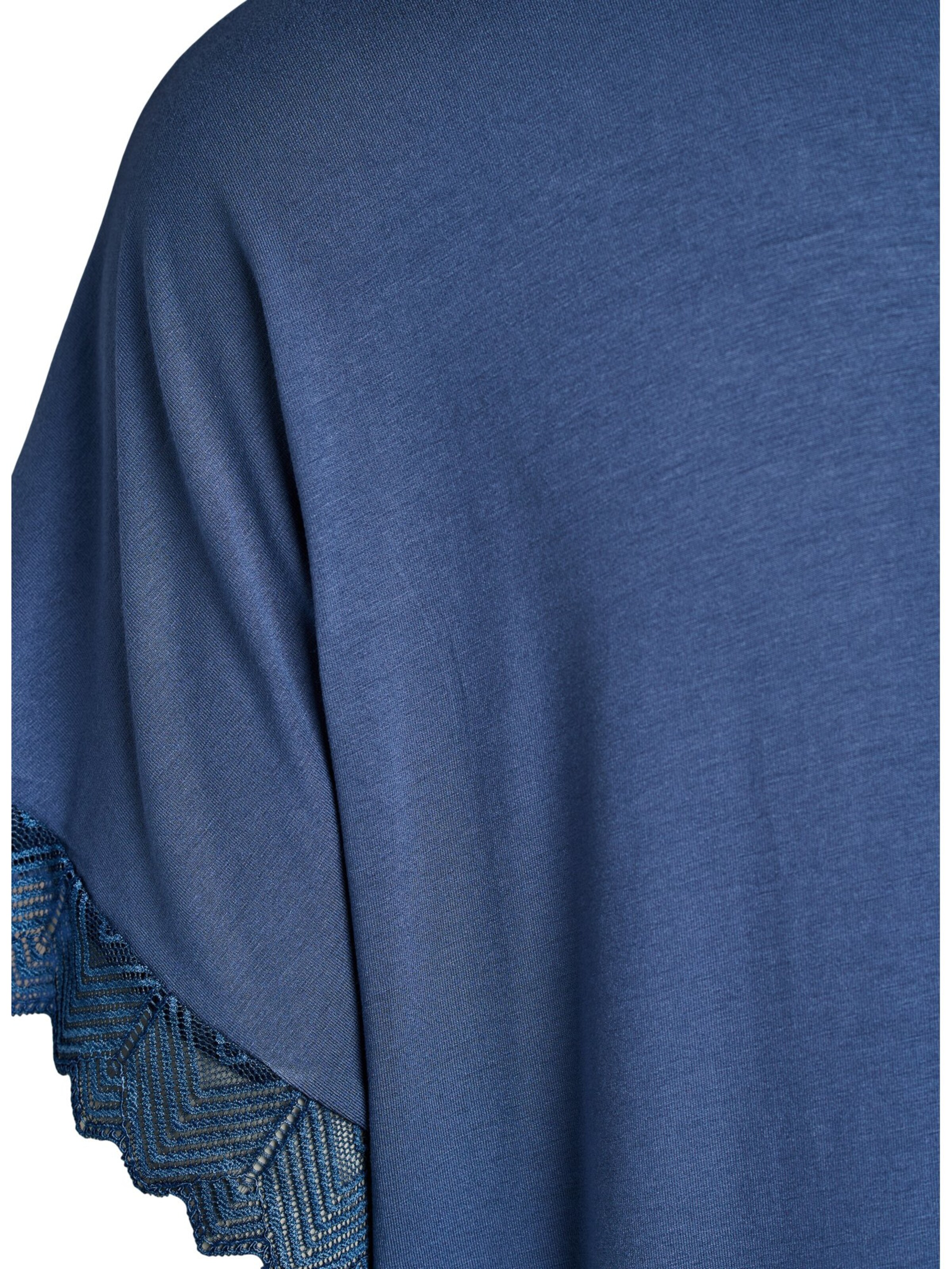 Camicia da notte 'Mhali' di Zizzi in blu