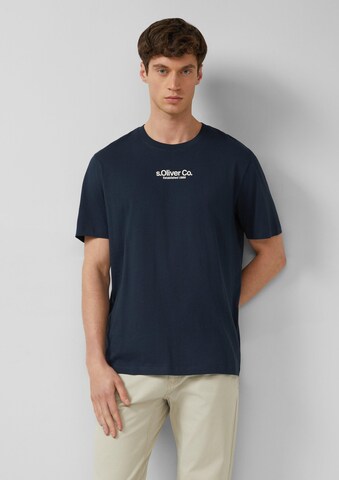 T-Shirt s.Oliver en bleu : devant