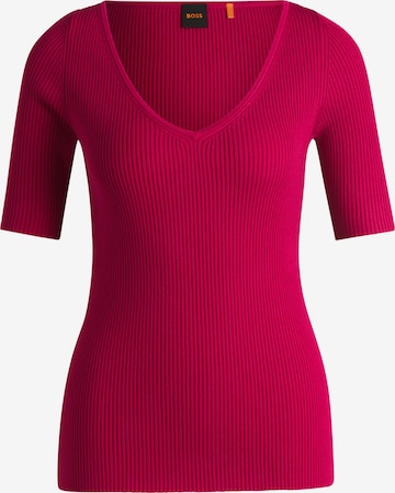 BOSS Pullover in Pink: Vorderseite