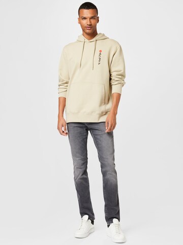 EDWIN Sweatshirt 'Kamifuji' in Beige