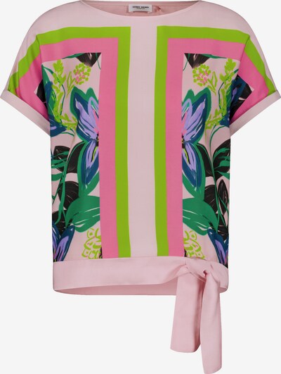 GERRY WEBER Bluse in dunkelblau / apfel / pink / puder, Produktansicht