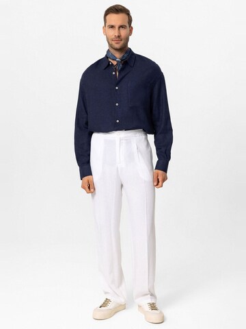 Fit confort Chemise Antioch en bleu