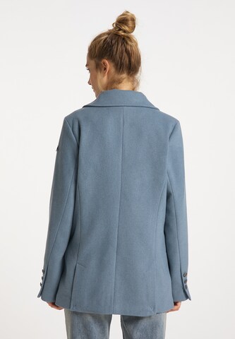 DreiMaster Vintage Between-Seasons Coat in Blue