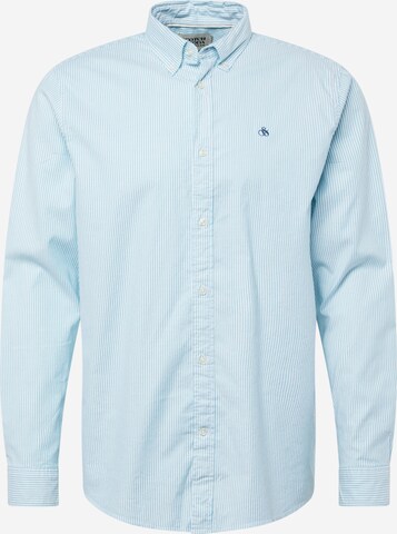 SCOTCH & SODA - Camisa 'Essentials' en azul: frente