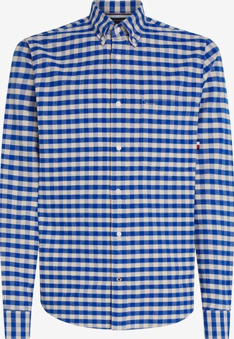 TOMMY HILFIGER Button Up Shirt in Blue: front