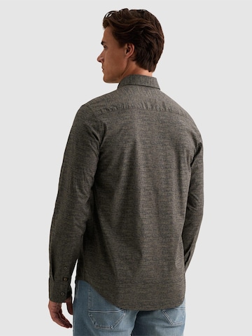 PME Legend - Ajuste regular Camisa 'Poplin shirt with allover print' en gris
