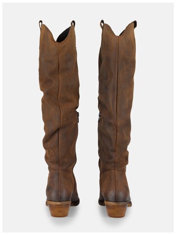 Felmini Wide Fit Cowboystiefel 'El Paso W041' in Braun