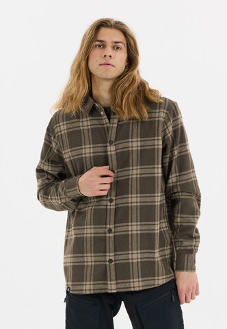 Whistler Regular fit Overhemd 'Hoggs' in Bruin: voorkant