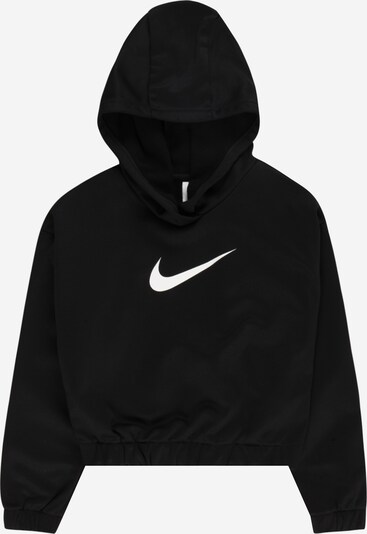 NIKE Sportief sweatshirt in de kleur Zwart / Wit, Productweergave