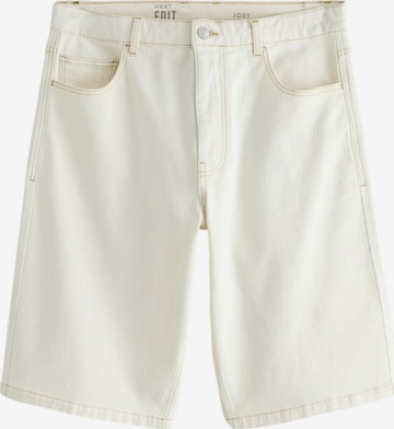 Next Wide Leg Shorts 'Jumbo' in Beige: Vorderseite