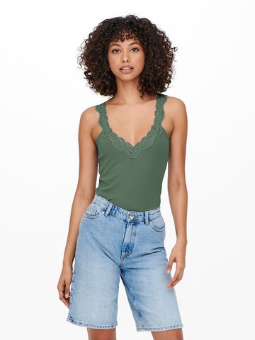 ONLY Top 'Cassey' in Green: front