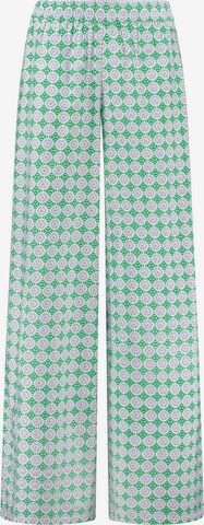 Shiwi Wide leg Broek 'Tobago' in Groen: voorkant