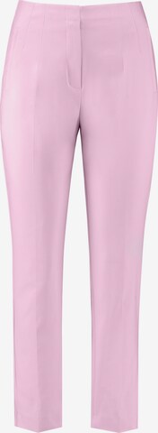 GERRY WEBER Slim fit Pleated Pants in Pink: front