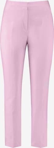 GERRY WEBER Slim fit Pleated Pants in Pink: front