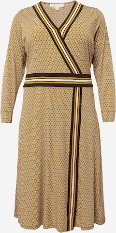 Michael Kors Plus Φόρεμα σε κίτρινο: μπροστά