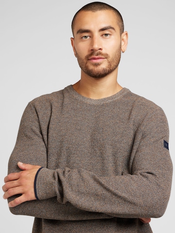 TOM TAILOR Pullover in Braun