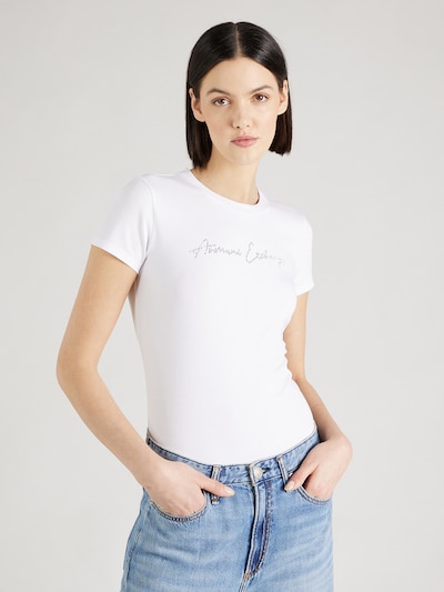 ARMANI EXCHANGE Shirts i sølv / hvid, Produktvisning