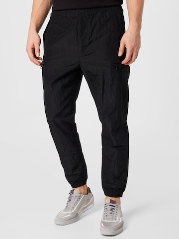 Calvin Klein Jeans Kargo hlače | črna barva: sprednja stran