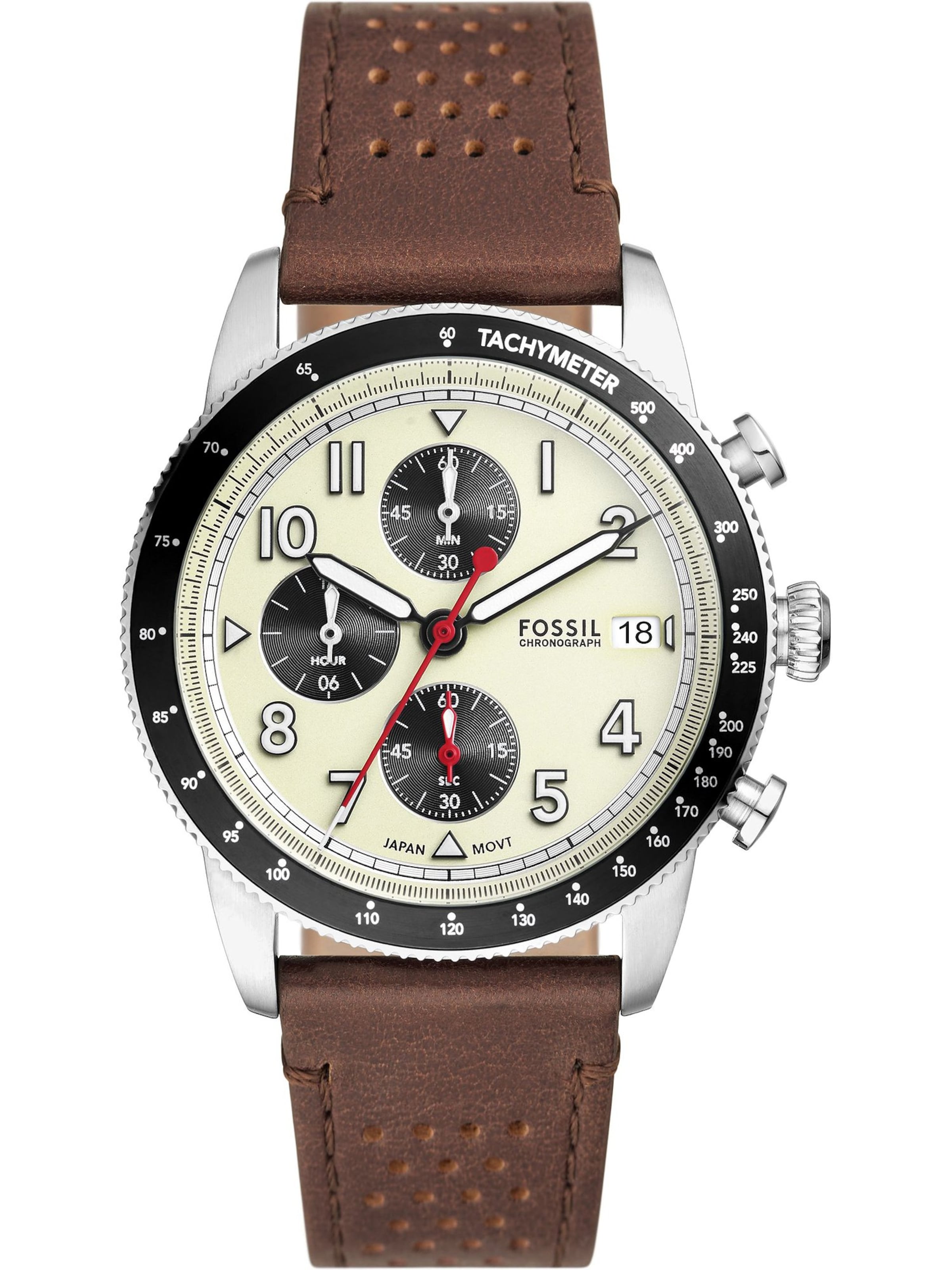 FOSSIL Analógové hodinky - Strieborná: predná strana