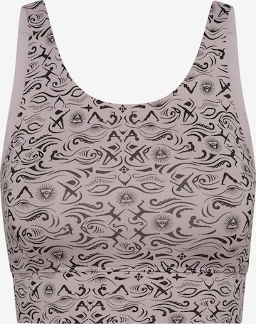 Soutien-gorge de sport 'Bustier' Hey Honey en rose : devant