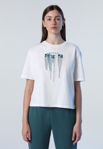 T-shirt North Sails en blanc : devant