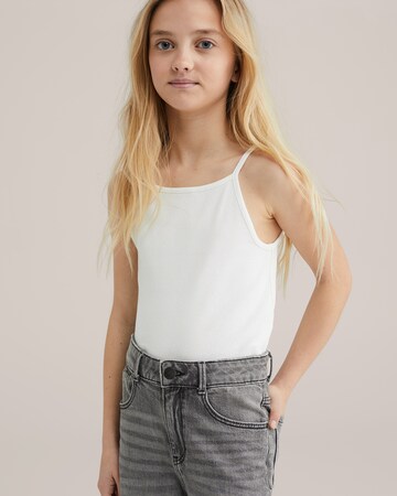 Haut WE Fashion en blanc : devant