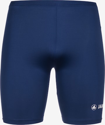 JAKO Skinny Workout Pants in Blue: front