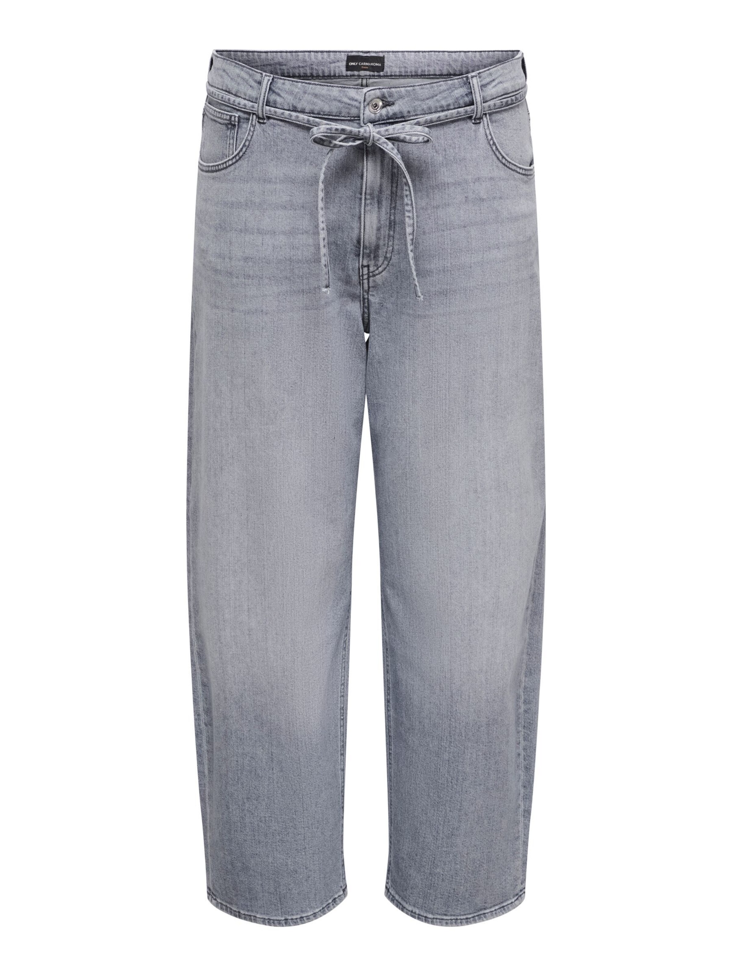 regular Jeans 'CARGIANNA' di ONLY Carmakoma in grigio: frontale