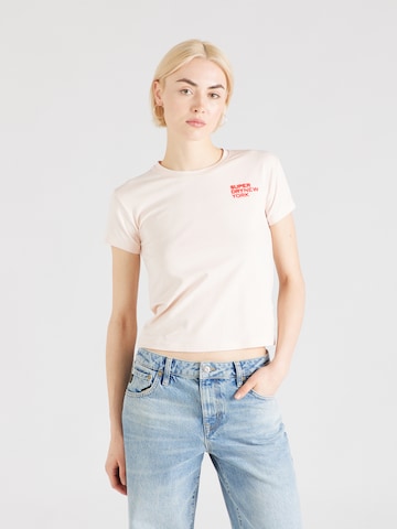 T-shirt Superdry en rose : devant