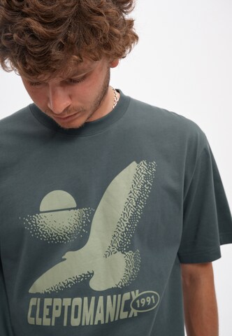Cleptomanicx Shirt 'Always the Sun..' in Green