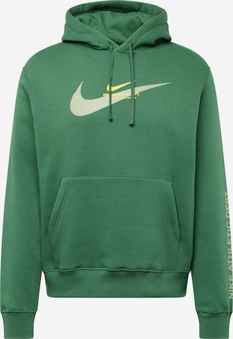 Nike Sportswear Суичър в зелено: отпред