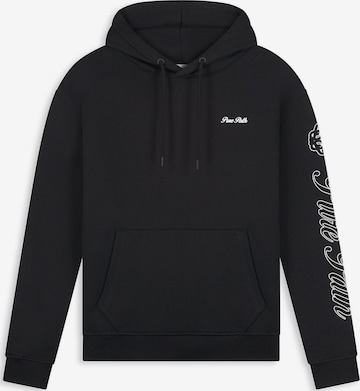 Sweat-shirt Pure Path en noir : devant