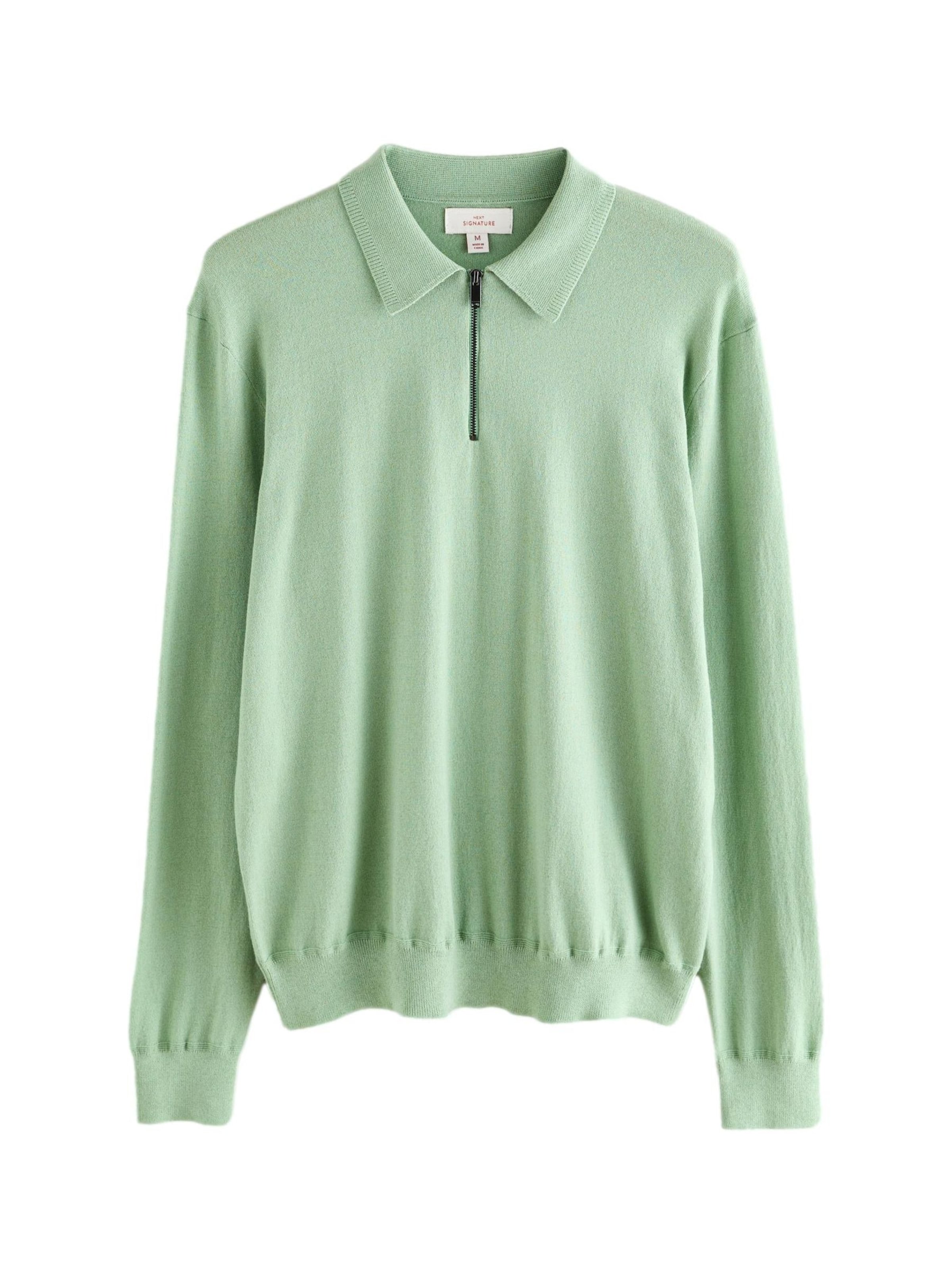 Next Pullover 'Signature' i lysegrøn, Produktvisning