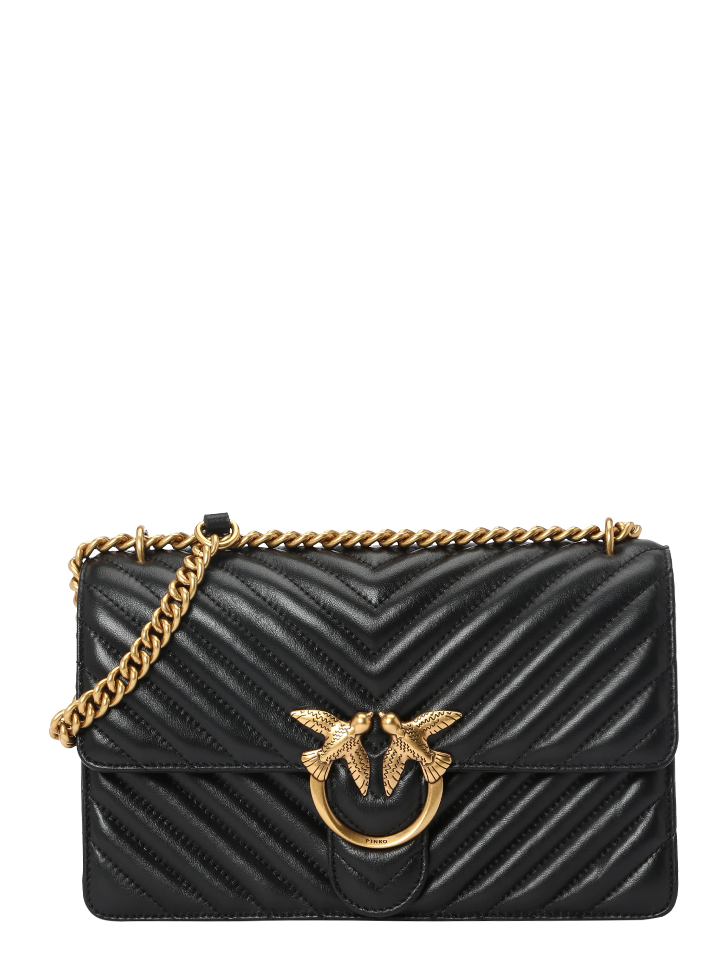 Sac à bandoulière 'LOVE ONE CLASSIC' PINKO en noir : devant