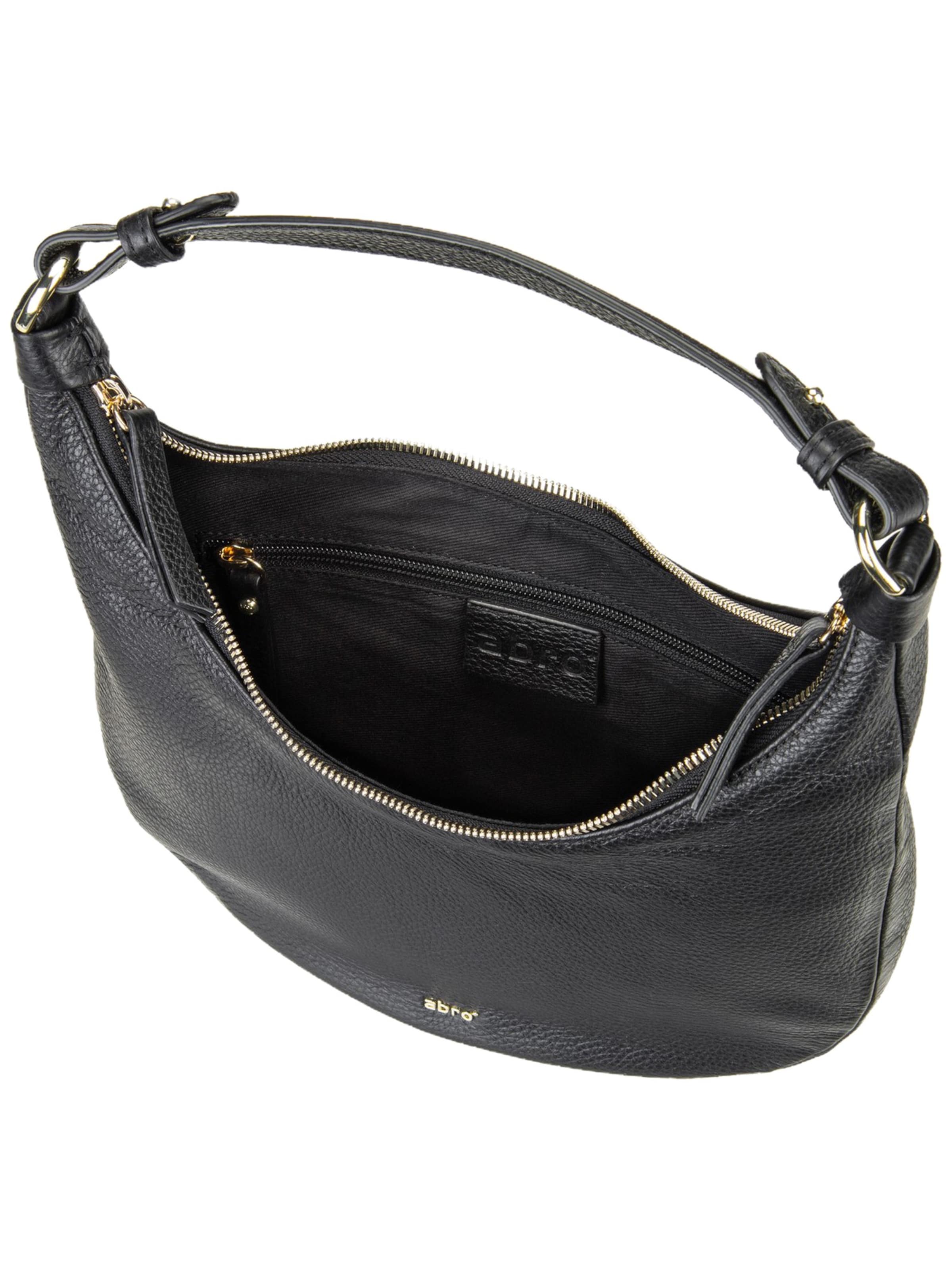 ABRO Handtasche 'Nana Mini' in Schwarz