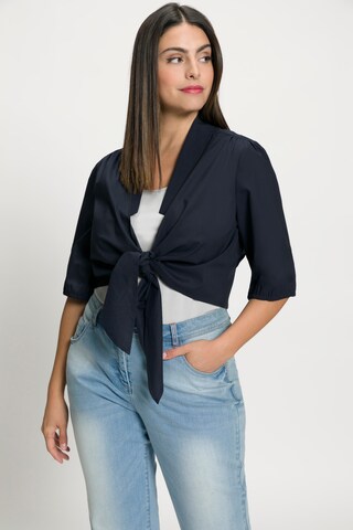 Ulla Popken Blouse in Blauw: voorkant