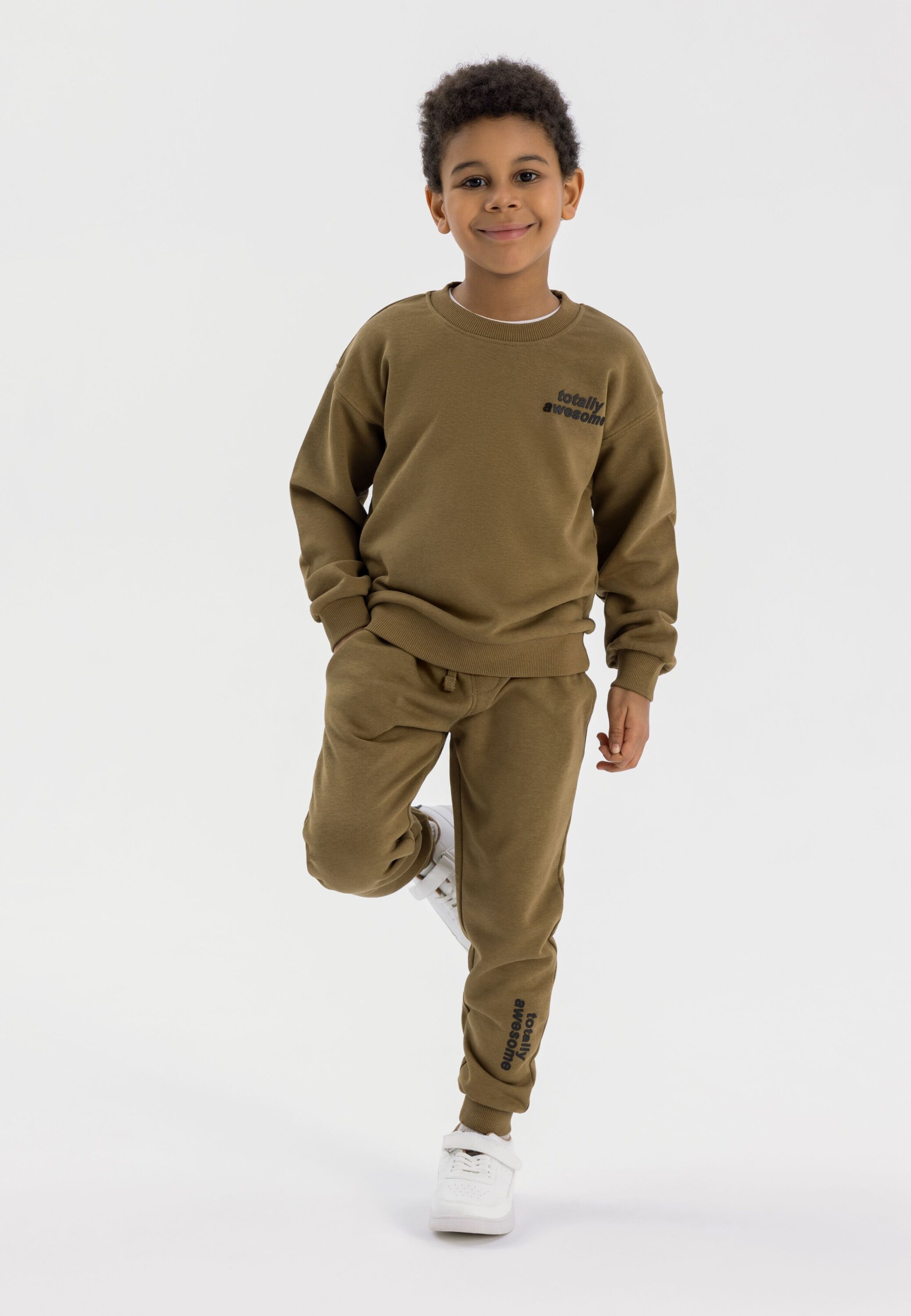 MINOTI Sweat suit in Brown: front