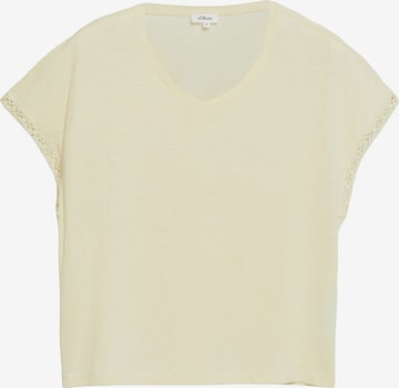s.Oliver Shirt in Beige: voorkant