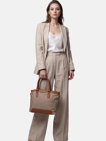 Borsa a spalla di GianMarco Venturi in beige