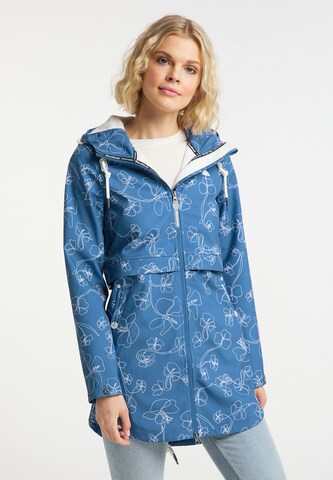 Schmuddelwedda Raincoat in Blue: front